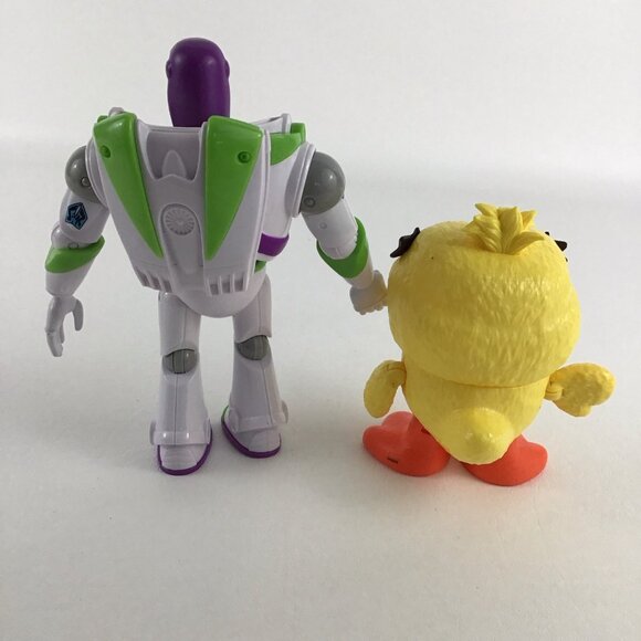 Disney Toy Story 4 Action Figures 7" Buzz Lightyear Poseable 5" Ducky Lot - Picture 4 of 7